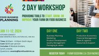 Food Business Planning 2 Day Workshop: Victoria