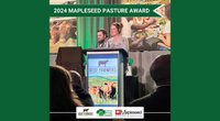 JPD Family accepts 2024 Mapleseed Pasture Award